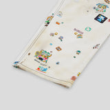 STICKERS GRAFFITI PRINT PANTS