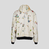 STICKERS GRAFFITI PRINT JACKET