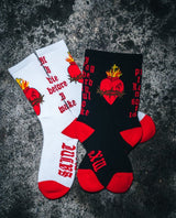 BLACK HEART SOCKS