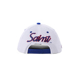 WHITE/BLUE SAINT CAP