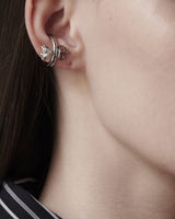 SOLITAIRE PIERCED EAR CUFF