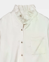 Asymmetric Drawstring Shirt