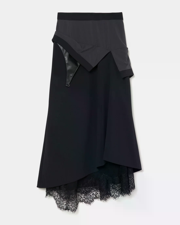 Turn Up Lace Skirt