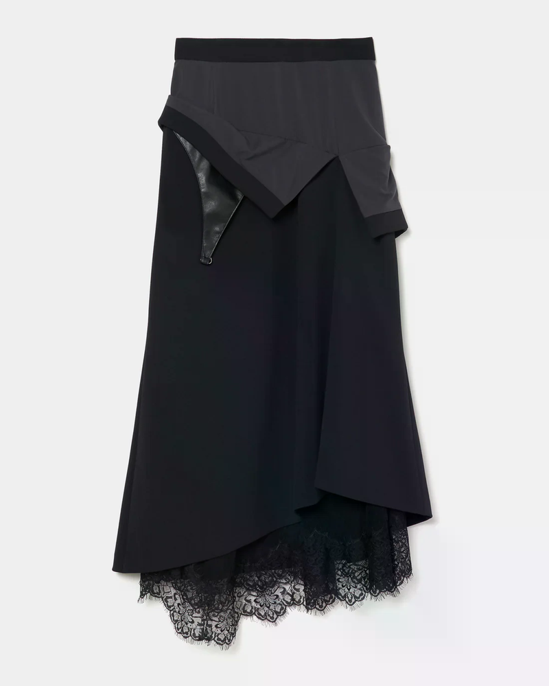 Turn Up Lace Skirt