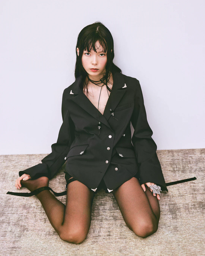 Silver Detailed Jacket