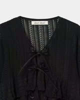 Ribbon Knit Cardigan