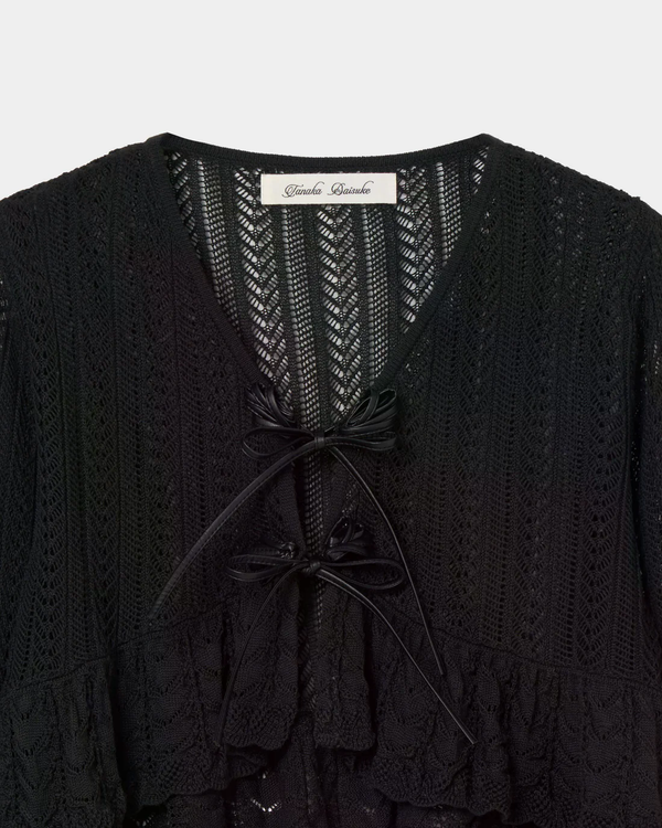 Ribbon Knit Cardigan