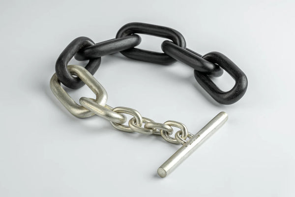 Toggle Chain Bracelet (Medium Links, KU+MA)