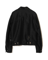 Satin Wool Trucker Jacket