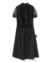 Mixed Fabrics Dress
