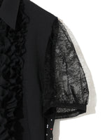 Mixed Fabrics Dress