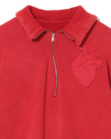 Zip-Up Turtleneck Sweat