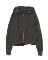 Asymmetric Washed Hoodie