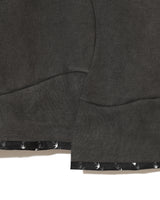 Asymmetric Washed Hoodie