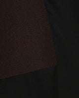 DARK BROWN PANELLED PANTS