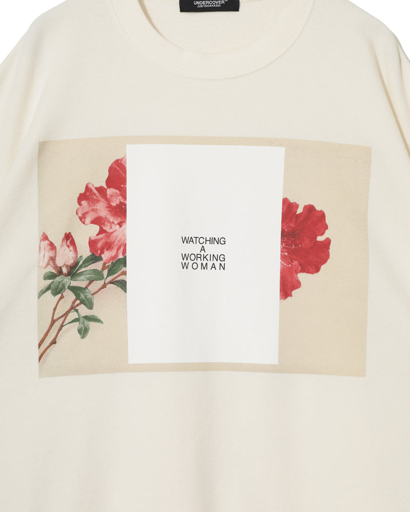 'A WORKING WOMAN' IVORY T-SHIRT