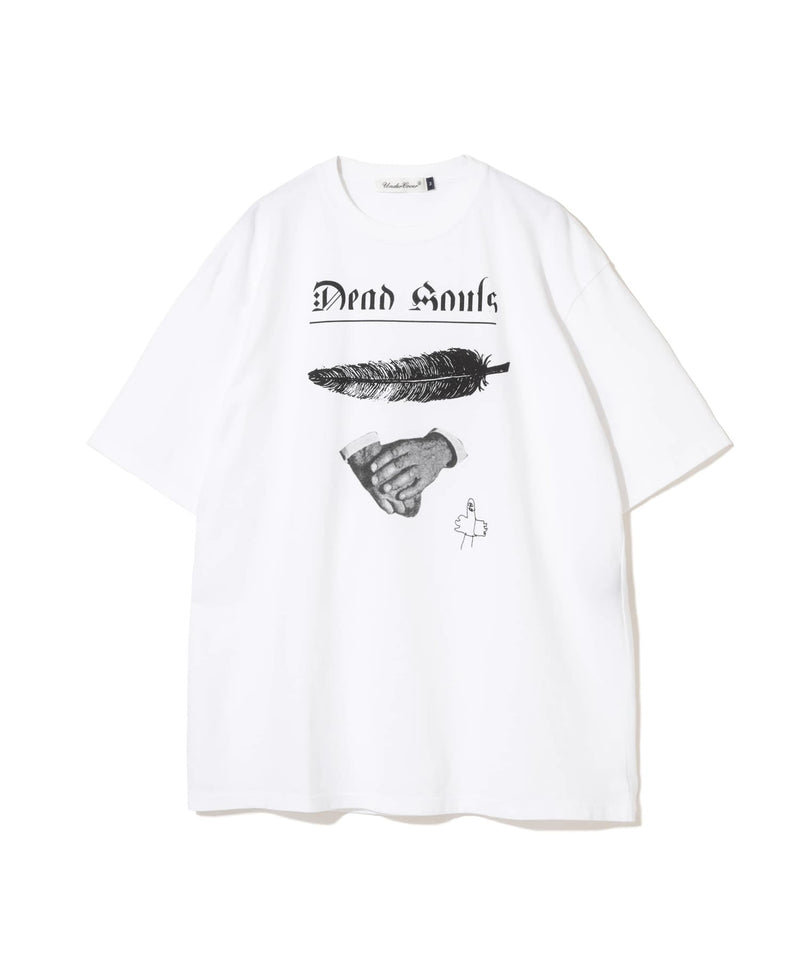 'DEAD SOULS' WHITE GRAPHIC T-SHIRT