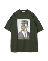 KHAKI COLLAGE GRAPHIC TSHIRT