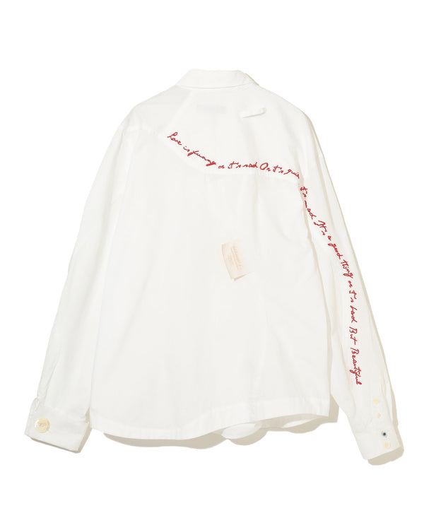 Asymmetric Beaded Shirt