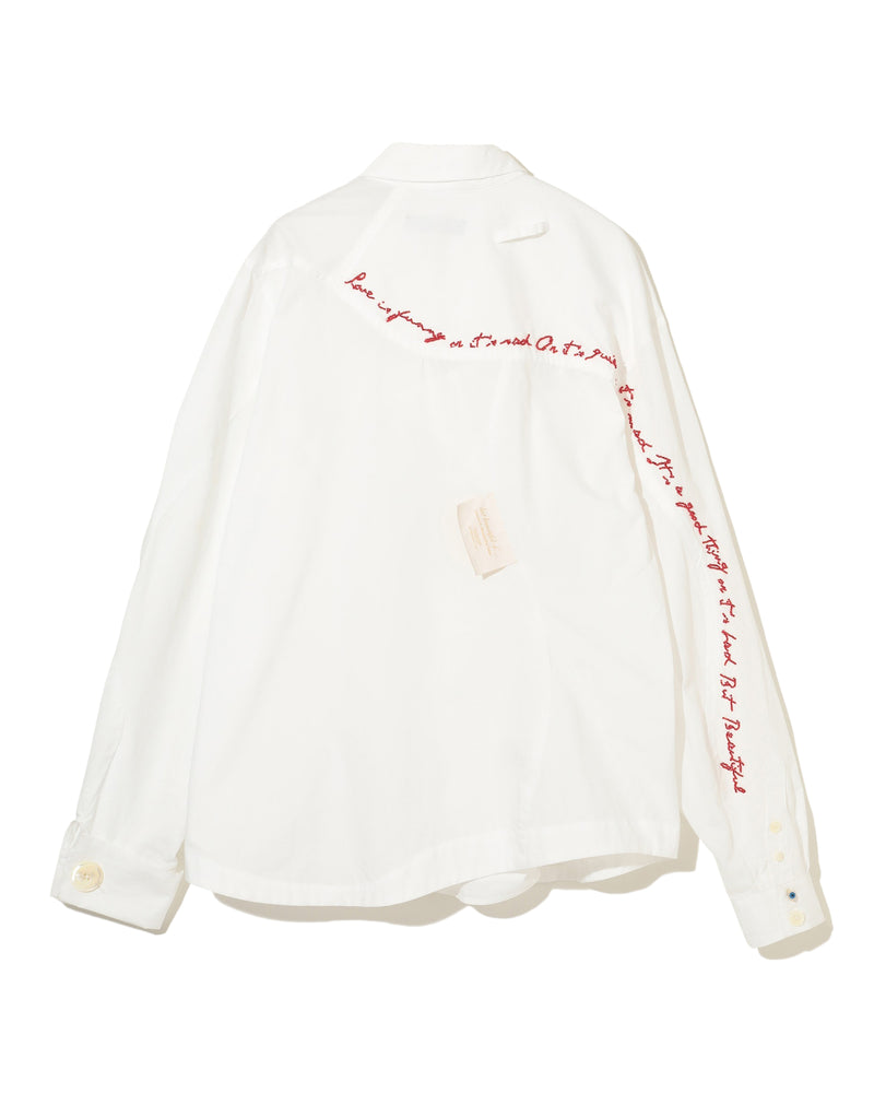 Asymmetric Beaded Shirt