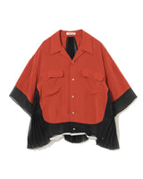 Pleated Oversized Shirt