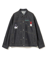 Patch Detailed Denim Jacket