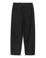 Mixed Fabric Trousers