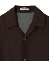 DARK BROWN LAYERED SHIRT