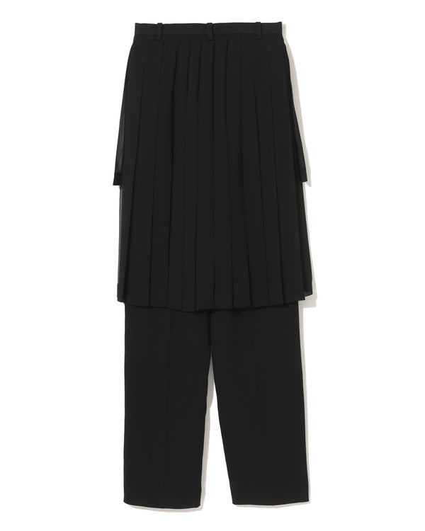 Pleated Organza Trousers