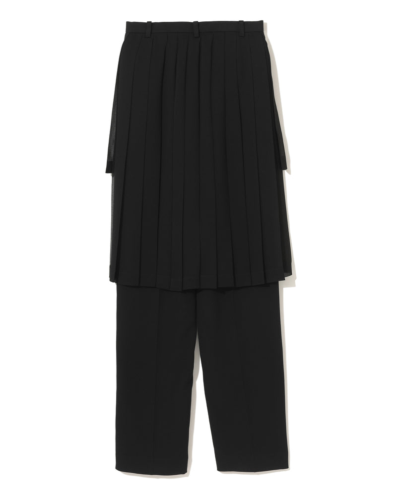Pleated Organza Trousers