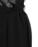 Pleated Organza Trousers