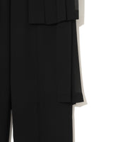 Pleated Organza Trousers
