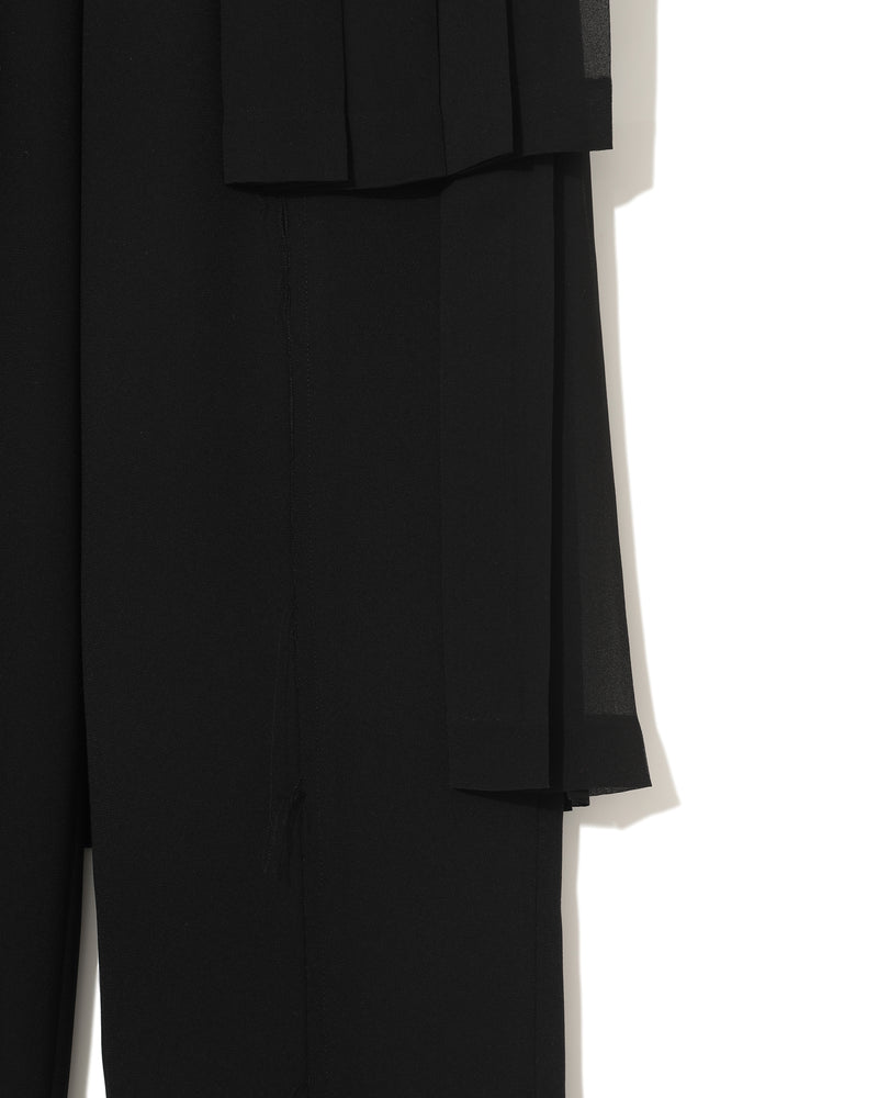 Pleated Organza Trousers