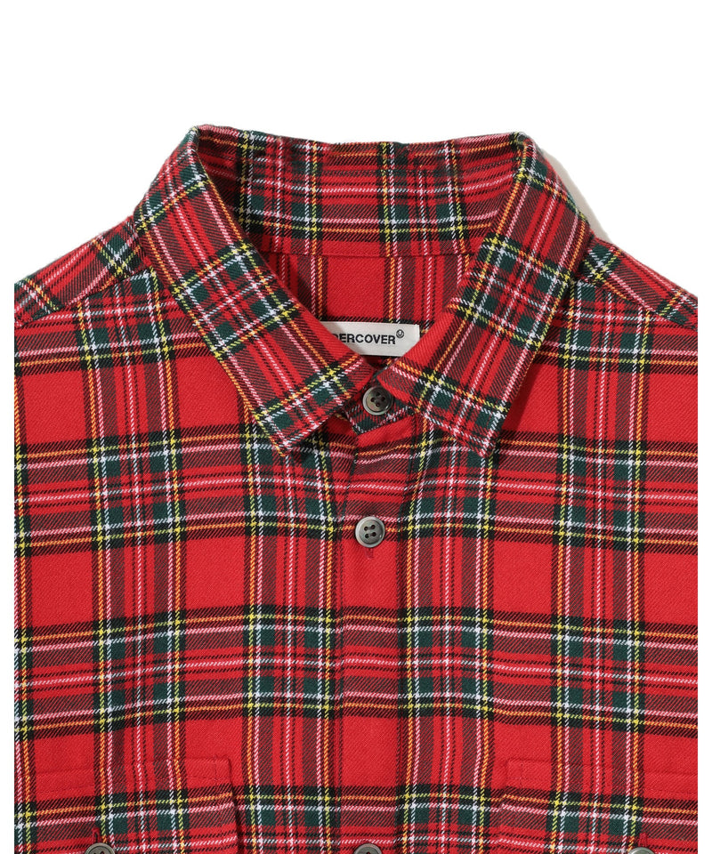 RED FLANEL SHIRT/CARDIGAN