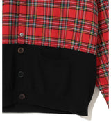 RED FLANEL SHIRT/CARDIGAN