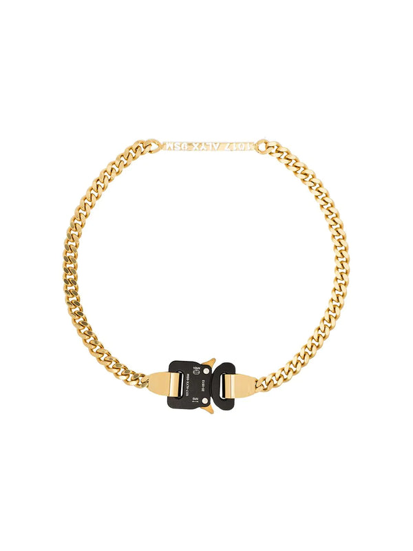 Gold Buckle Chain Necklace