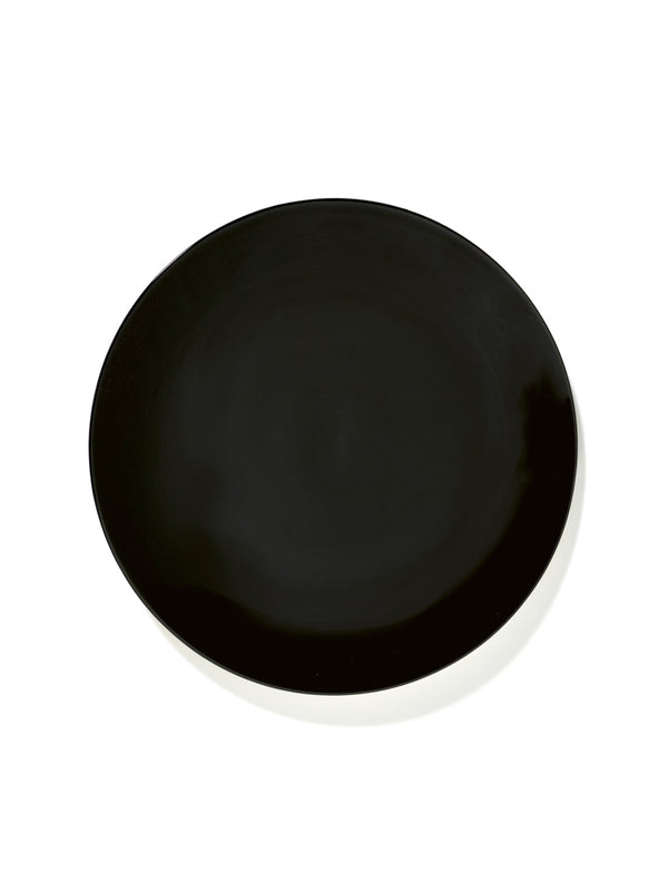 Dé Plate Black - 24cm Diameter