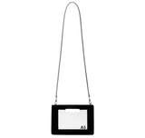BLACK AND CLEAR A5 (A6) BAG
