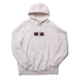 IVORY RUST EMBROIDERY HOODIE
