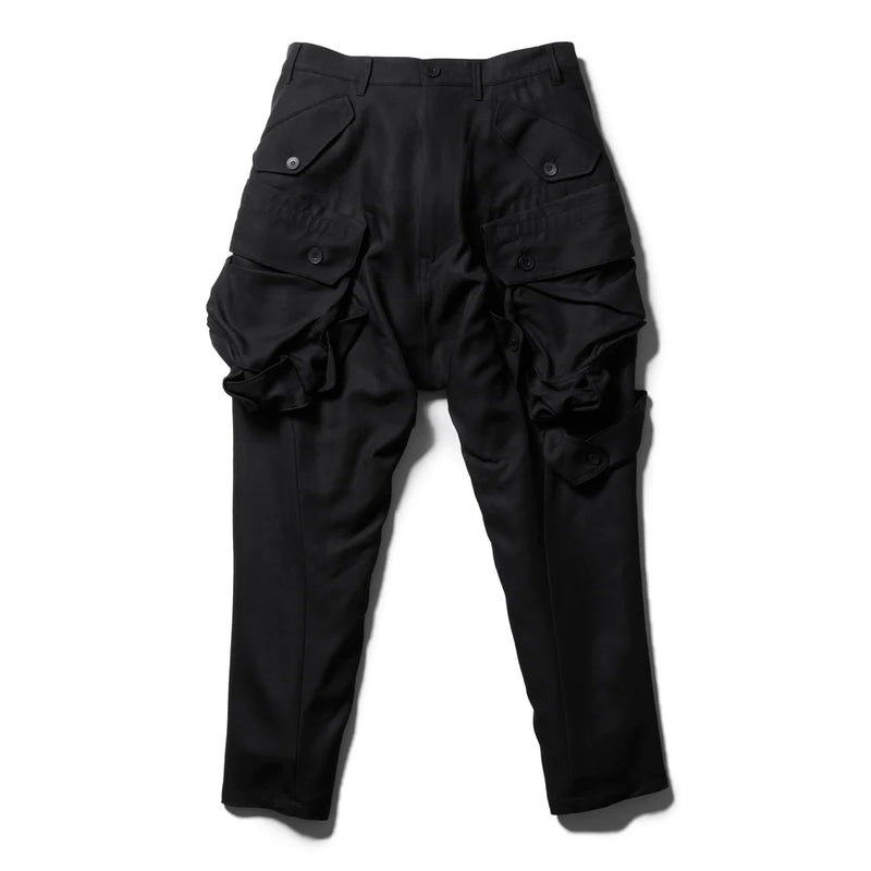 Black / Gas Mask Cargo Pants