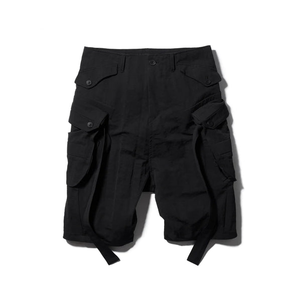 Black / Gas Mask Short Trousers