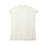 Raw / French Sleeve Printed T-Shirt
