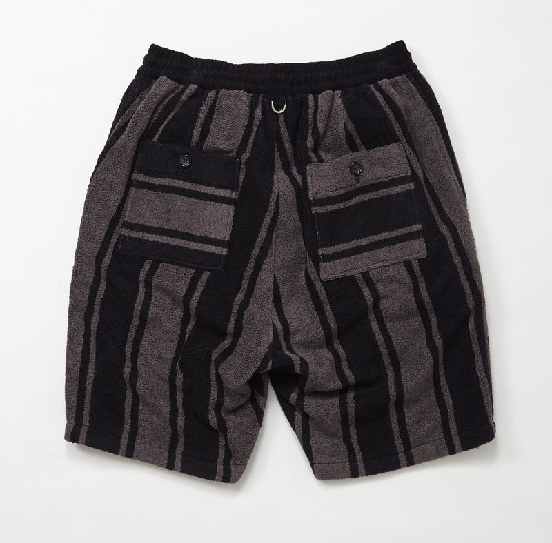 Striped Toweling shorts