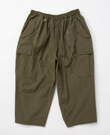 OLIVE STRAIGHT CUT CARGO PANTS