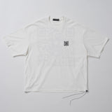 WHITE QR CODE T-SHIRT