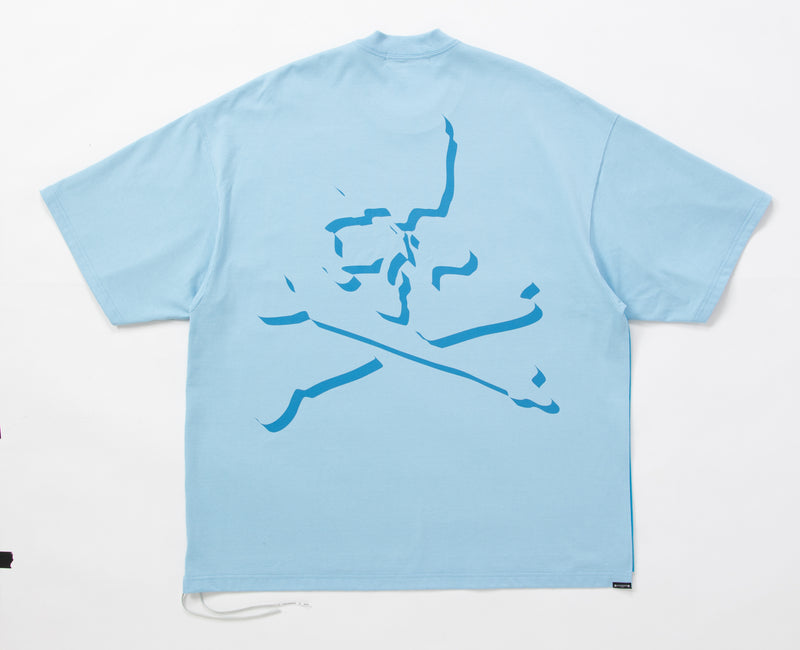 BLUE TWO TONE LOGO T-SHIRT