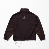 BROWN PATCH POCKET TRACK JACKET