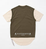 OLIVE/ BEIGE MW LAYERED VEST T-SHIRT