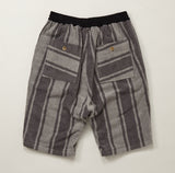 STRIPED TOWELING SHORTS