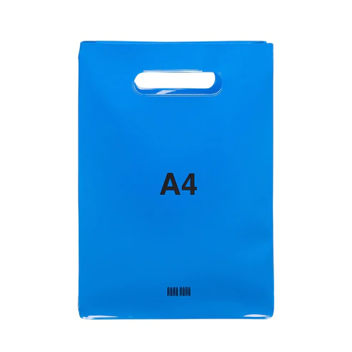 OPAQUE BLUE A4 PVC BAG